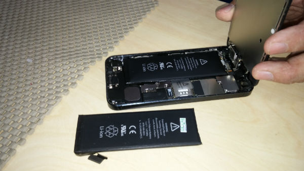 iPhone 5 battery melembung